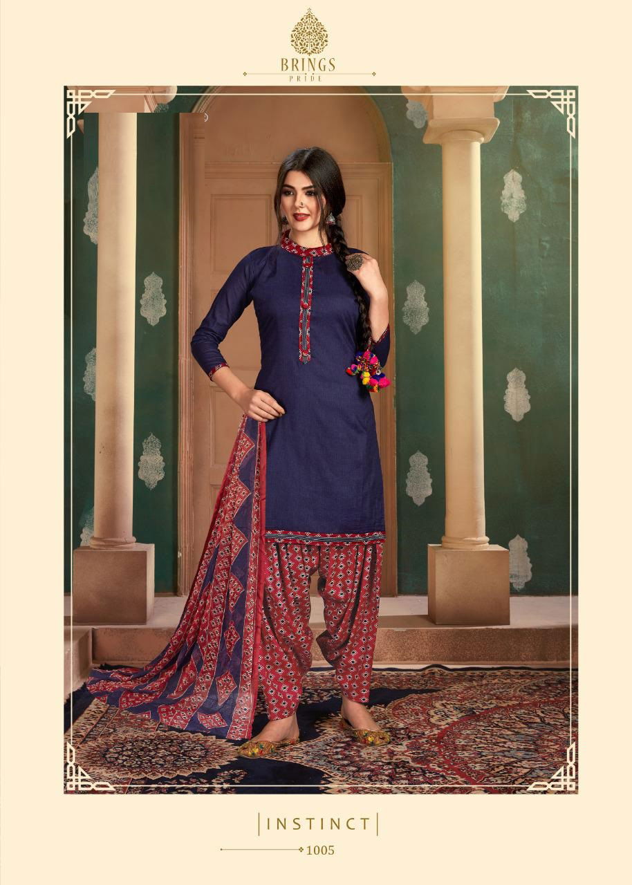 Patiyala House 1 Pure Cambric Cotton Running Wear Dress Material